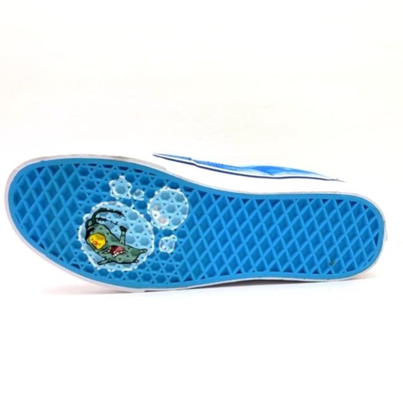Vans X SPONGEBOB SK8-Hi 38 DX Shoes Blue Sea Canvas Sneakers VN0A32QGZAW - Picture 6 of 13